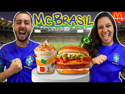 McBrasil & McFlurry Brasil - Lanches da Copa 2022 McDonald's
