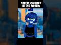 SAFEST COUNTRY IN THE WORLD.. #countryhumans #animation #safestcountries