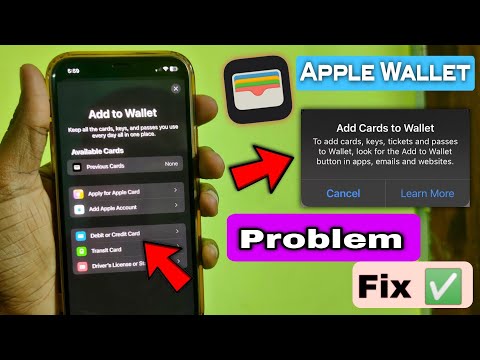Apple Wallet Card not Adding Problem | iPhone Apple Wallet Credit Card and Debit not Adding problem