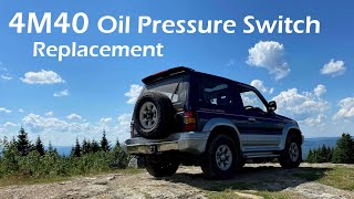 Mitsubishi 4M40 Oil Pressure Switch Replacement - Pajero, L200, Delica DIY