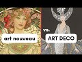 Art Deco Vs Art Nouveau What S The Difference Art History 101