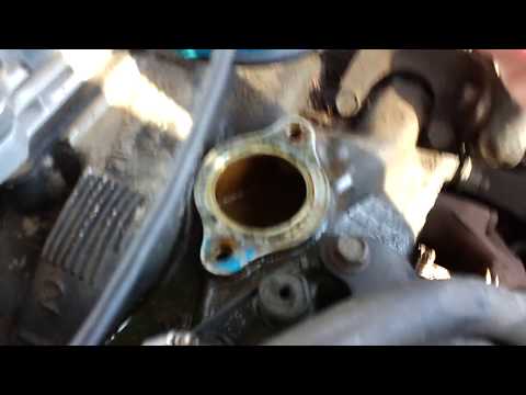 fixing thermostat gasket leaking issue