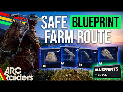 BEST SAFE PvE (No PvP) Blueprint Farm Route in ARC Raiders! Multiple Blueprints in ONE Run!