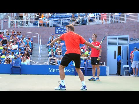 Stan Wawrinka Forehand Slow Motion Side View - ATP Forehand Technique