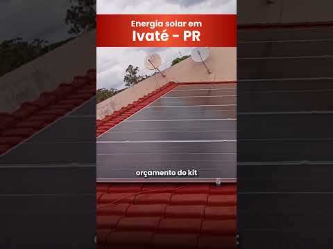 Energia Solar em Ivaté - PR