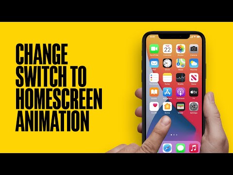 Change Switch to Homescreen Animation #Shorts