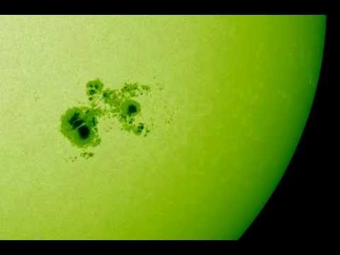 Óriási Napfolt mozgása II. - 2014 október