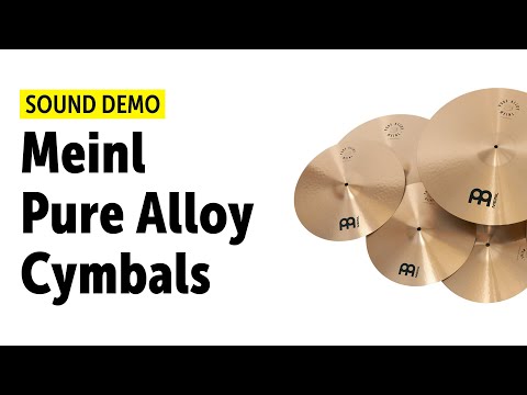 Meinl Pure Alloy Cymbals - all Models Sound Demo (no talking)