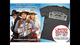 A Million Ways to Die in the West Blu-Ray Walmart Exclusive w/ T shirt Unboxing