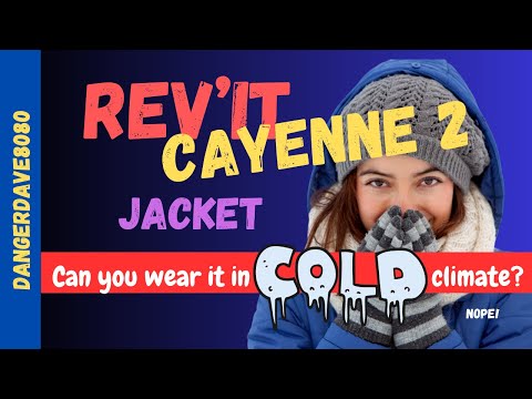 REV'IT Cayenne 2 Jacket in Cold Weather - that's a ... probably not 🥶