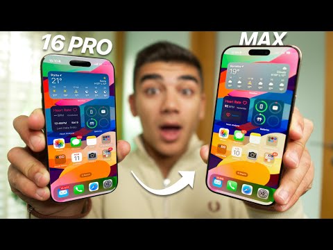 iPhone 16 Pro vs iPhone 16 Pro Max - Ultimate Size Comparison!