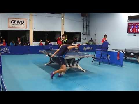 Westchester Table Tennis Center September 2018 Open Semi Final #2-  Jian Li vs Kai Zhang