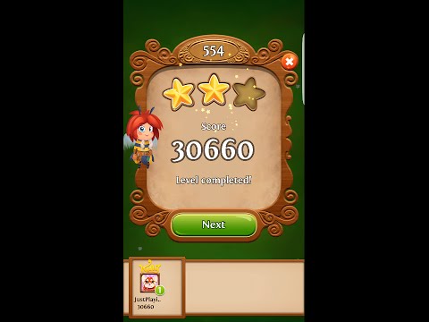 Blossom Blast Saga Level 554