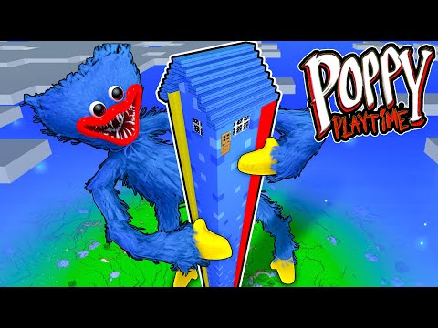 CASA ALTISSIMA DI HUGGY WUGGY! - MINECRAFT *POPPY PLAYTIME*