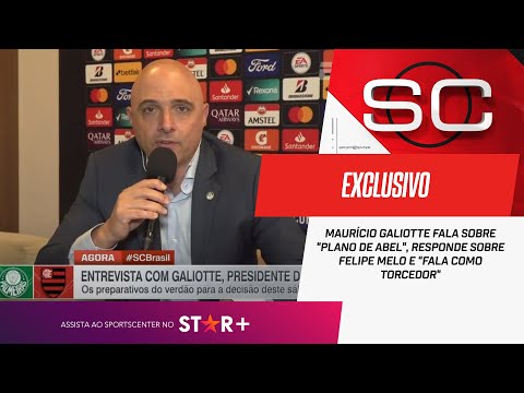 'QUE O PALMEIRAS LUTE MUITO': GALIOTTE BRINCA COM 'PLANO DE ABEL' NA FINAL E FALA 'COMO TORCEDOR'