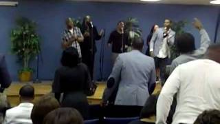Earnest Pugh, Kaize Adams, and Ralph Harmon singing "I Need Your Glory" in Durham, NC (10/22/11)
