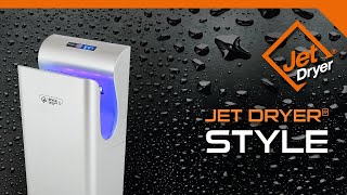 Jet Dryer Style strieborný ABS plas