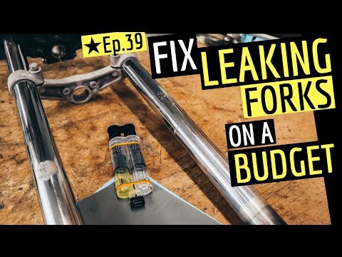 How to fix leaking forks on a budget, Scrambler Build