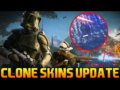 *NEW* DROIDEKAS? CLONE SKINS AND MORE: Star Wars Battlefront 2