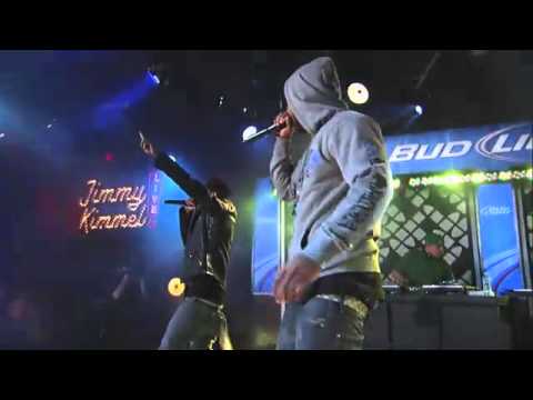 Travis Barker, The Game & Swizz Beatz Perform Can The Drummer Get Some On Jimmy Kimmel Live!