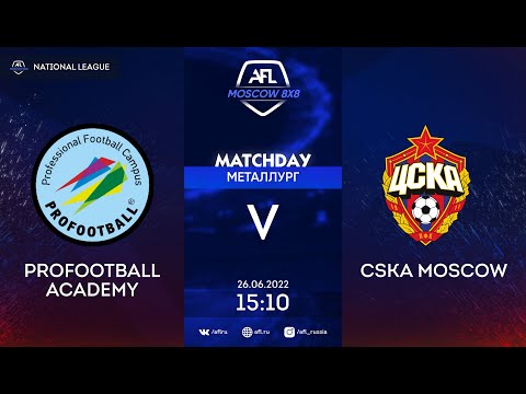 AFL22. Russia. National League. Day 7. ProFootball Academy - CSKA Moscow. Full Game