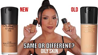 WHICH IS BETTER? MAC COSMETICS STUDIO FIX VS RADIANCE SERUM +12HR WEAR *oily skin* | MagdalineJanet