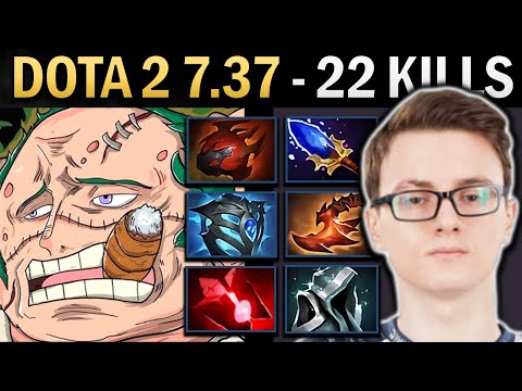 Pudge Gameplay Miracle with 22 Kills and Tarrasque - TI14