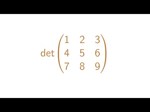 Determinante von 3x3 Matrix berechnen