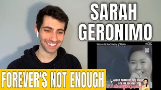 Sarah Geronimo - Forever's Not Enough (ASAP 2004) REACTION