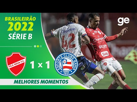 Gols e lances de Vila Nova-GO x Bahia