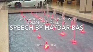 preview picture of video 'A Film of the Lights Show at WEM (while) Haydar Bas is speaking in re Childhood Memories'