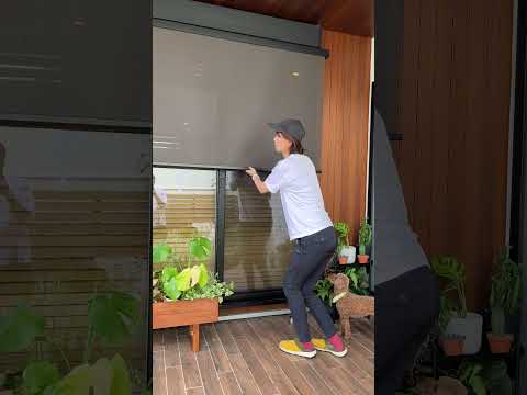 現代的な屋外バスルーム