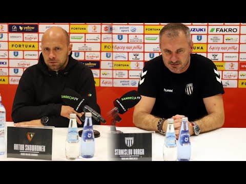 2022-11-04 Sandecja Nowy Sącz - Zagłębie Sosnowiec 4-1 (1-1), pomeczowa konferencja prasowa