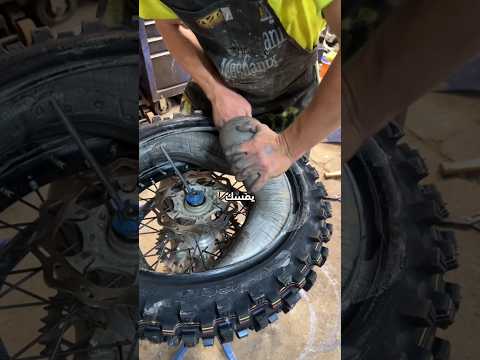 start the motorcycle by hand