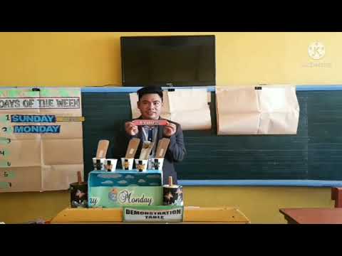 Demo Teaching in Mathematics Grade 1 "Days of the week and Months of the year"