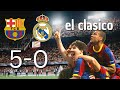 Barcelona 5 x 0 Real Madrid ● La Liga 10/11 Extended Goals & Highlights HD (Messi domination)