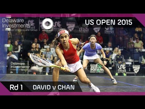Squash: Delaware Investments US Open 2015 - Round 1 Highlights - David v Chan
