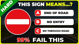 100% ASSURED PASS | Top 50 ULTIMATE road signs TESTED On Every Driving Test | Driving Test Prep 2025