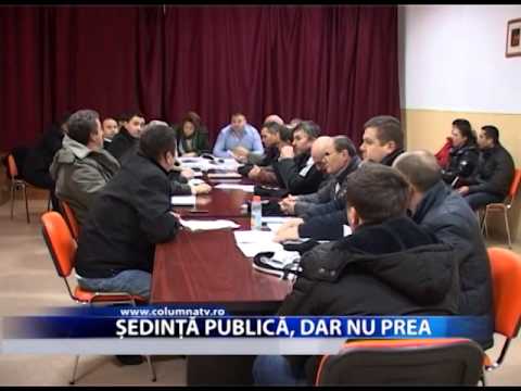 Ședință publică, dar nu prea (Columna TV)
