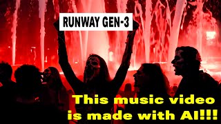 Runway GEN-3 Alpha is INCREDIBLE!!! – Fully Generated Music Video (Dance With The Darkness)