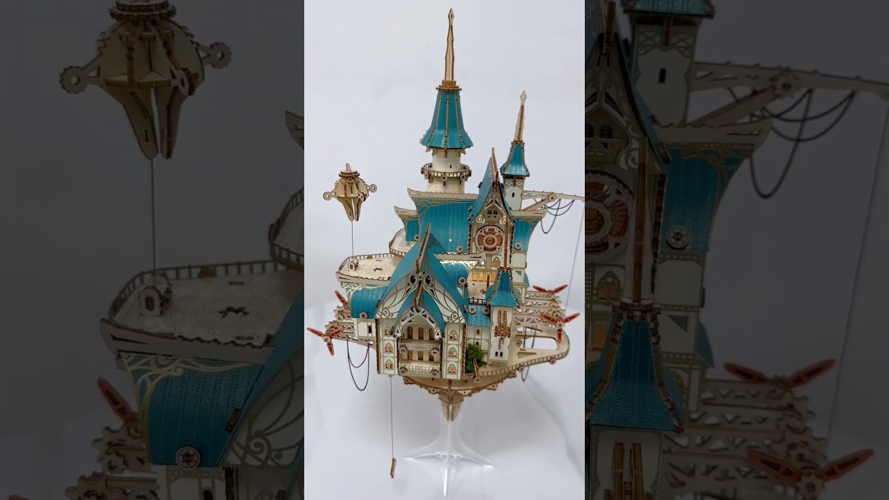 Fantasy Steam Castle 3D Wooden Puzzle
