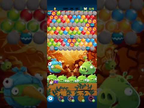 Angry birds pop bubble shooter level 125 3 STARS NO BOOSTER