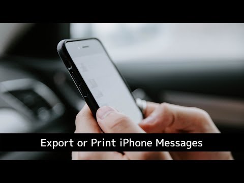 How to Export or Print Your iPhone Text Messages and WhatsApp Chats