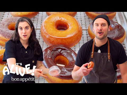 Brad and Claire Make Doughnuts Part 3: Redemption | It's Alive | Bon Appétit Video