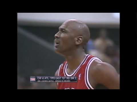 Michael Jordan full highlights 1993 R1 G3 at Hawks - 39 pts [HQ]