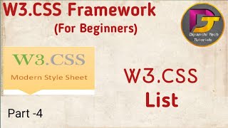 W3.CSS ( for beginners) W3.CSS List