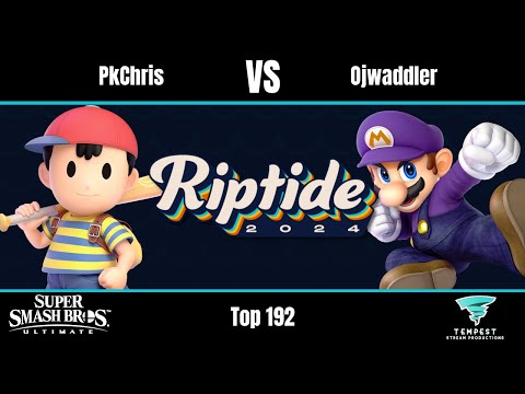 PkChris (Ness) vs Ojwaddler (Mario) - Ultimate Top 192 - Riptide 2024