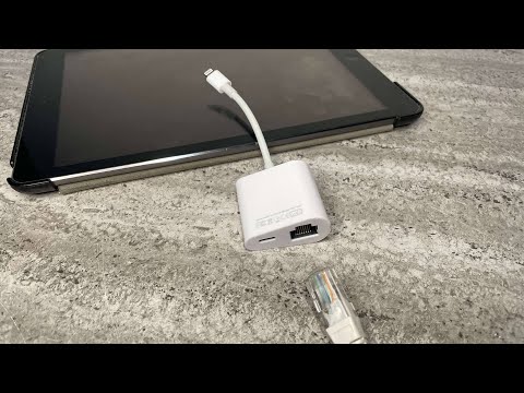 Lightning to Ethernet RJ45 Adapter für Apple iPad und iPhone