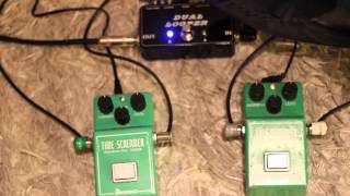Video thumbnail for Bedroom Level Crawler Pt 11 - Analogman True Vintage Mod Ibanez TS-808 vs. Vintage TS-808 (1980) by Bluesman