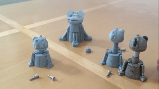 Alternative Sci-fi Resin Miniatures - Nexus Battlefront Turrets c. 1991: Out of The Pack Review